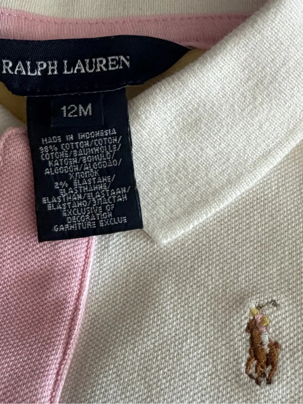 Ralph Lauren Pastel Patchwork Polo Dress